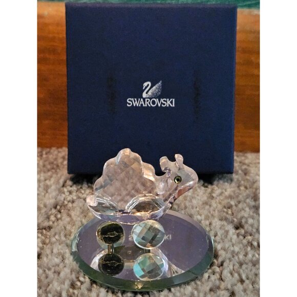 Swarovski Crystal Susie the Snail on Wheels, with Original Box - Picture 1 of 4